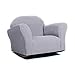 Keet Roundy Rocking Kid's Chair, Brown Gingham