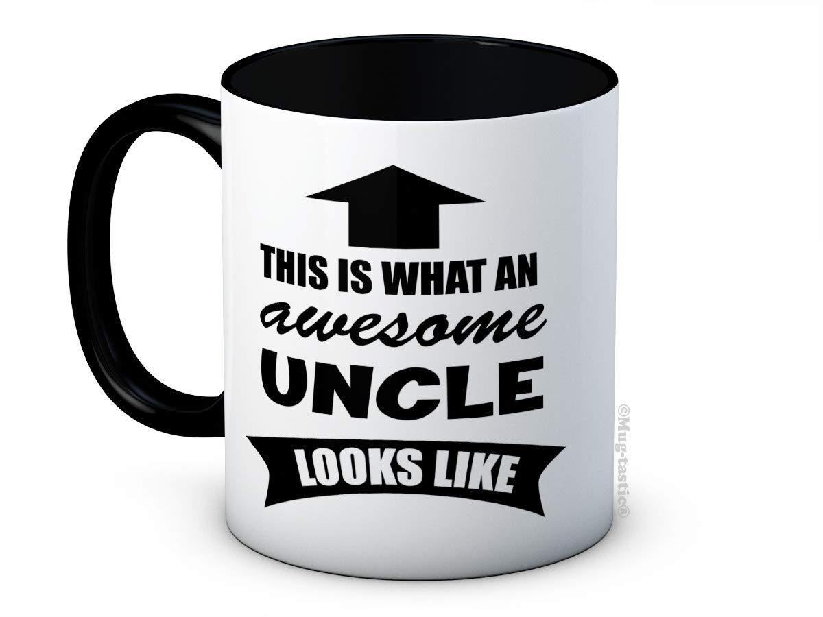 This is What an Awesome Uncle Looks Like - Fun Ceramic Coffee Mug