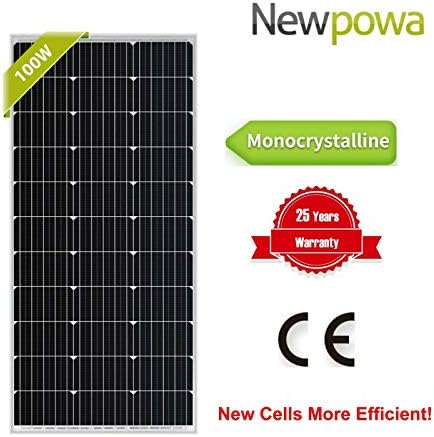 Lovely999 New powa 100W Watts12V Monocrystal line Solar Panel Off Grid Kit for RV Marine Our Goal is to Provide You Quality Solar Using Duty Anodized Aluminum Frames