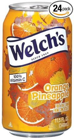 Welch's Orange pineapple drink metal 11.5oz (041800378005)