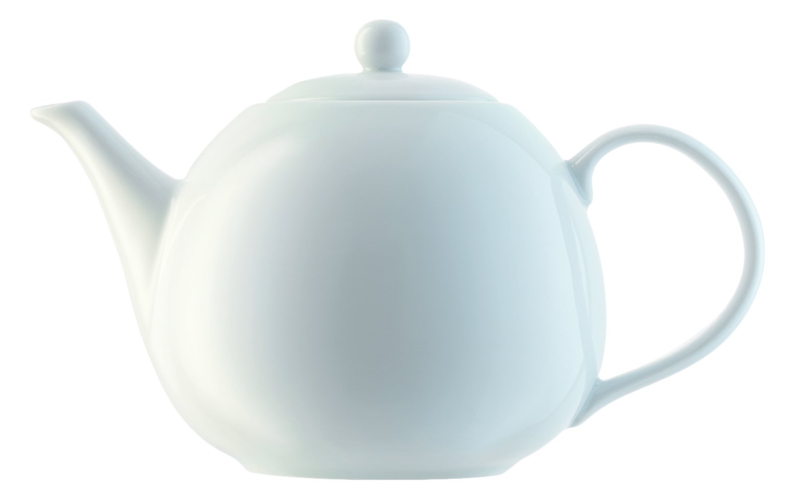 LSA International Dine Teapot 1.4 Litre| 1 Unit | Handmade Porcelain | DI13, White