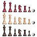 Husaria Wooden Three-Player Chess Game Set - 21 Inches - with Foldable Board, Handcrafted Playing Pieces, and Felt-Lined Storage