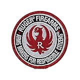 RUGER Arms Maker for Responsible Citizens Embroidered Patch SR9 SR45 1911 LCP