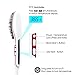 ChiTronic Women Hair Quick Straightener Electric Ceramic Rebonding Comb Brush Head Massager, °F/°C LCD Accurate Temperature Control (U.S. Plug, White)