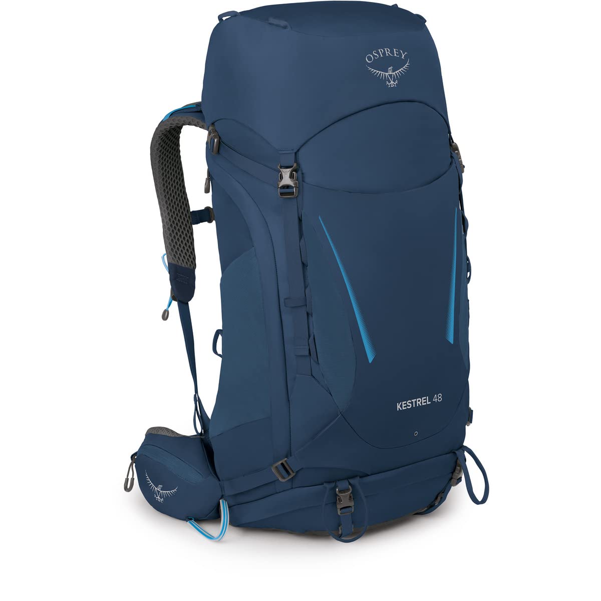 Osprey Kestrel Herren Rucksack, 48L, Atlas Blue, L/XL