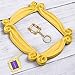Peephole Frame, Like Monica's Door Frame,100% Handmade Yellow Door Frame What You Want and It's Great Present for a Fan (US-phole Frame-US)