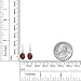 Gem Stone King 7X5MM Oval Gemstone Birthstone French Wire Dangle Hook Earrings For Women | 925 Sterling Silver | Fine Jewelry Gifts for Her Mom Women Wife