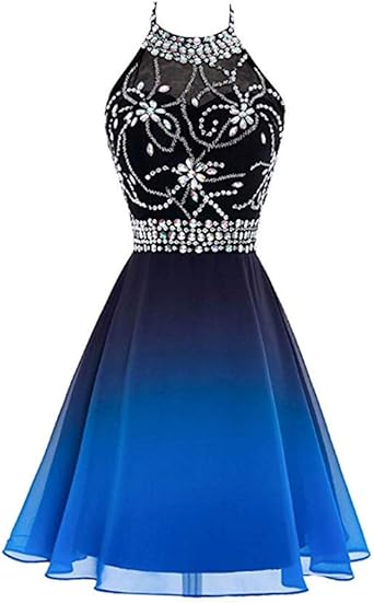 ombre cocktail dress