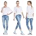 AWEHIRU QING Premium Cotton Toe Socks For Women Stylish Tabi Ankle Socks For Flip Flop Pack of 4 (4 pack) (two toes socks 4 pack)
