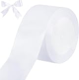 tenn well White Satin Ribbon 50mm x 22m Gift Wrap Craft Ribbon