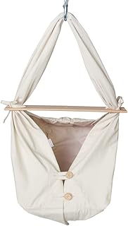 Federwiege - Babyfederwiege mit Feder von HOBEA-Germany, Modell beige