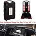 2 Pack LED Emergency Roadside Flares, BonyTek Roadside Auto Emergency Safety Strobe Warning Light Beacon Flare with Solid/Strobe/Flashlight Modes, Magnetic Base, Upright Stand, Gift Box - Red