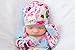 Baby Be Mine Newborn Gown and Hat Set Layette Romper Coming Home Outfit (Newborn 0-3 Months, Isla)