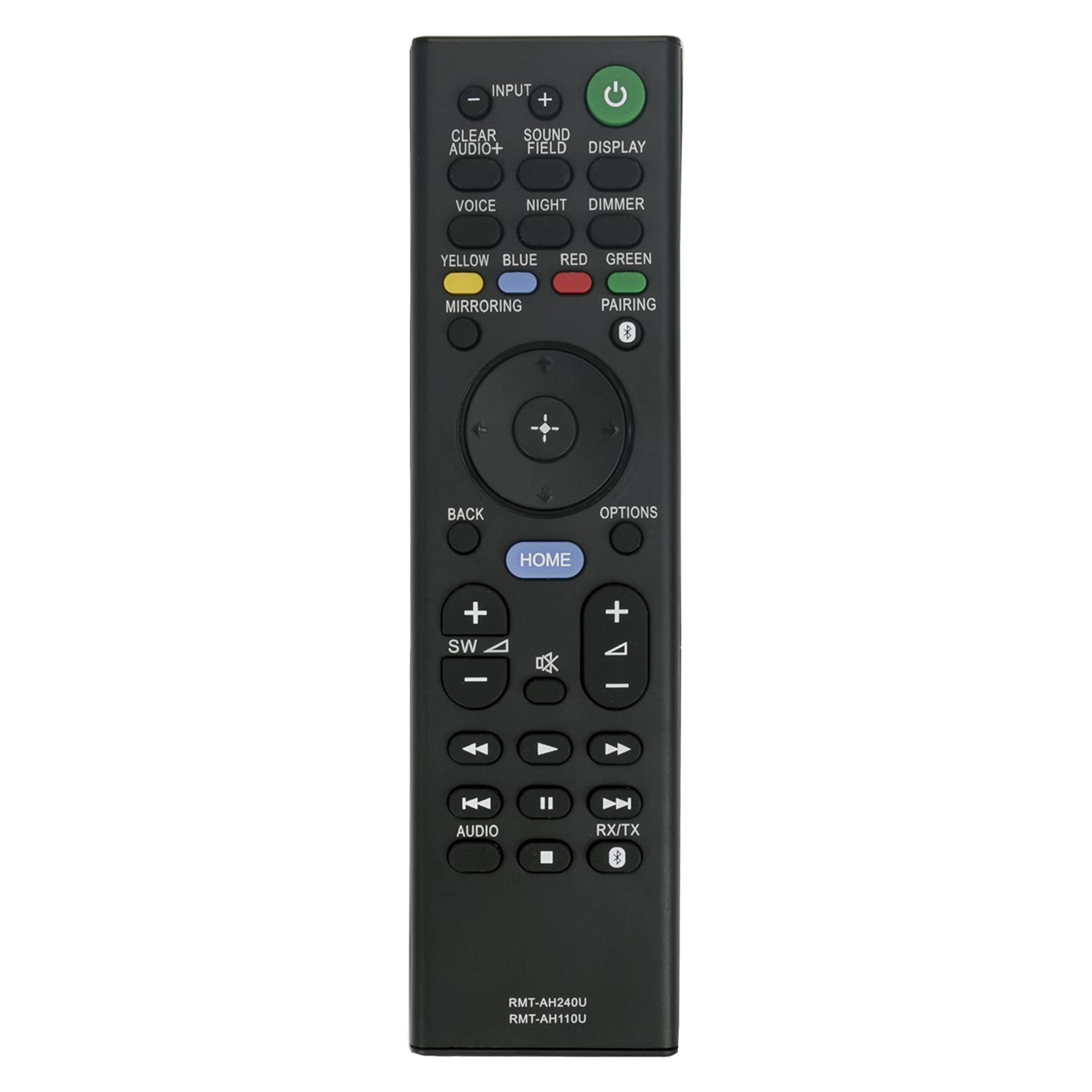 ALLIMITY RMT-AH110U RMT-AH240U Remote Control Replace fit for Sony Soundbar AV System HT-NT3 HT-XT3 SA-NT3 SA-WNT3 HT-CT790 HT-NT5 HT-XT2 SA-CT790
