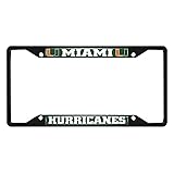 FANMATS 31263 Miami Hurricanes Metal License Plate