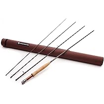 Redington Classic Trout Freshwater Fly Fishing Rod - Moderate Action 4-Piece Fly Rod - Case Included
