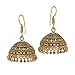Jaipur Mart Indian Bollywood Oxidised Plated Jhumka Earrings Gold Jewellery Gift