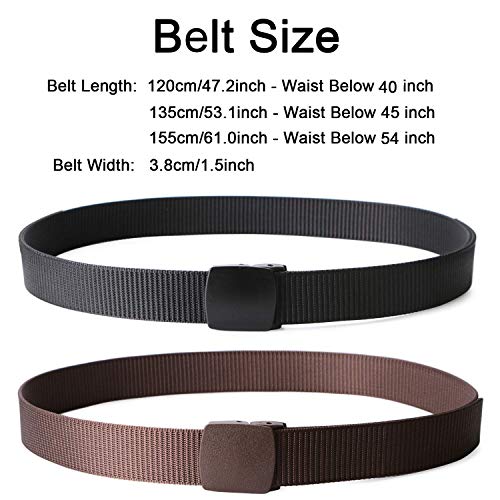 Nylon Military Tactical Men Belt 2 Pack bing Canvas Outdoor  Belt