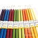Bluecorn Naturals 100% Pure Beeswax Tapers - Red, 12