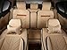 Amooca Compatible Universal Full Front Rear Ice Silk PU Fabric Car Seats Cushion Cover Fit for All Most Five Seat Car Beige 8pcs