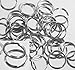 48 Split Ring Fishing Lure, Lanyard Connector Keychain Nickel Plated Spring Steel 17mm Made in the USA