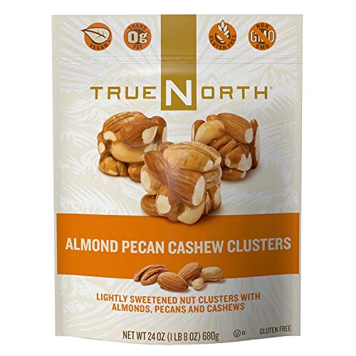 TrueNorth Almond Pecan Cashew Clusters Net Wt 24 Oz (680g) (Pack of 2)