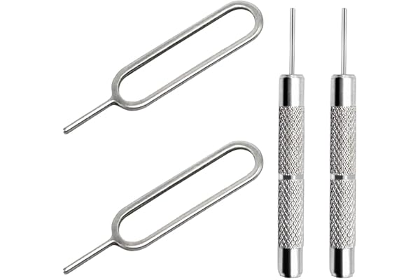 AYWFEY 4 Pcs SIM Card Removal Openning Tool Tray Eject Pins Needle Opener Ejector Compatible with All iPhone Apple iPad HTC S