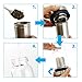 Oct17 Tea Infuser Glass Water Bottle - Hot and Cold Fruit Drink Containers, Extra Strong Stainless Steel, Portable Sport Travel Bottles - 440ml