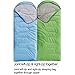 CERTAMI Sleeping Bag for Adults, Girls & Boys, Lightweight Waterproof Compact, Great for 4 Season Warm & Cold Weather, Perfect for Outdoor Backpacking, Camping, Hiking. (Dark Grey/Left Zip)