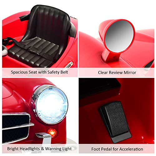 3 Costzon+Mercedes+300SL+Electric+Vehicle