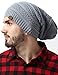 Tough Headwear Slouchy Beanie Hats for Men Women - Beanies Hats Men Women - Loose Beanie - Oversized Slouchy Beanies Light Gray