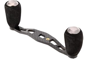 Lixada Carbon Fishing Reel Handle Carbon Baitcasting Trolling Reel Handle Left Right Ultralight Reels Handle Reels Crank