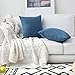 Kevin Textile Faux Linen Home Decorative Hand Made Cushion Cover Pillowcase for Nap, Hidden Zipper, 18