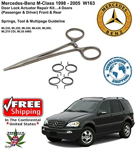 98-05 Mercedes-Benz M-Class ML Door Lock Actuator Repair Kit W163