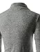 (GD93) Slim Stylish Unbalanced Metallic Leather Point Knitted Cardigan Sweaters GRAY US M(Tag size L)