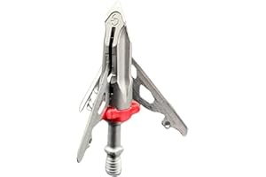 G5 OUTDOORS G5 Deadmeat V2 3-Blade Expandable Broadheads | 3-Pack | 100/125 Grains | Razor Sharp 1.5" Cutting Diameter Mechanical Blades | Screw in | Crossbow Compatible | 1 BMP Practice Tip Included