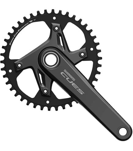 Amazon.com : SHIMANO Grx Fc-Rx600 1X Crankset Black, 165Mm, 40T