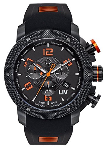 LIV Watches Genesis X1 Mens Chronograph 45MM 1210.45.10.SRB100