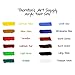 Thornton's Art Supply Acrylic Paint Tubes, Assorted, 120 ml (Pack of 14)