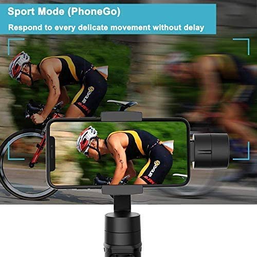 Hohem iSteady Mobile Plus 3-Axis Gimbal Stabilizer for Smartphones iPhone Gimbal with APP Control Handheld Gimbal Stabilizer for iPhone X XR Xs Gimbal Used for Vlog Youtuber