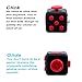 Generic Fidget Cube Relieves Stress Boredom & Anxiety Christmas Gift, Black/Red