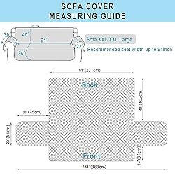 Luxshare Home Reversible 4 Seater Sofa Cover 91
