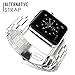 Valuebuybuy Stainless Steel Metal Clasp Buckle Wrist Strap Apple Watch - Silver/42mm