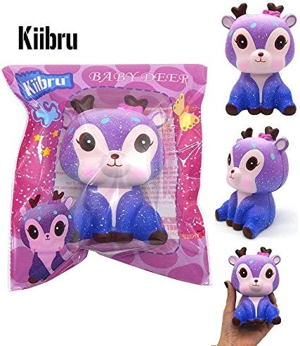 Squishy &amp; SUPER Slow Rise Kiibru SCENTED Galaxy BABY DEER + BONUS Random Jenna Lyn Squishy!