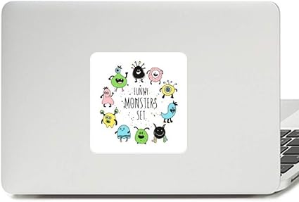 Amazon Co Jp 宇宙とエイリアン モンスターセット デカール ビニール パスター ノートパソコン ステッカー Pc デコレーション ホーム キッチン