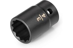 TEKTON 1/2 Inch Drive x 3/4 Inch 12-Point Impact Socket | SID22219