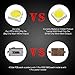 YITAMOTOR 20X T10 Wedge 5-SMD 5050 Cool White LED Light bulbs W5W 2825 158 192 168 194 for Interior Reading Dome Map Cargo Trunk Door Doorstep Courtesy Instrument Panel License Plate Side marker Led