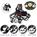Boruit 10000Lm 3XXML T6+2R5 LED Headlamp Head Light Torch USB 18650+Car Charger