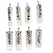 Rock Paradise Pendants ONE Selenite Freeform Pendant w/ 7 Chakra Stone Accents Silver Plated Cap/Bail RP Exclusive COA AM19B2-03