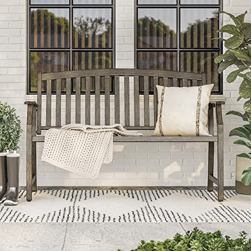 Grand patio Garden Bench, Outdoor Benches with AntiRust Aluminum Steel